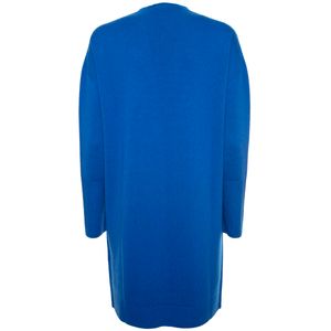 Cardigan in lana senza bottoni
