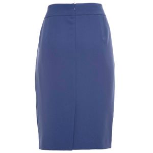 Elegant short blue skirt
