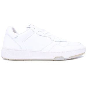 White Timeless Low Top leather sneakers