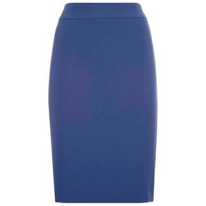 Elegant short blue skirt