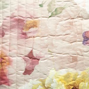 Trapunta matrimoniale Bloom con stampa floreale