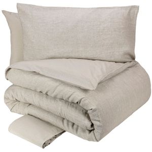 Double duvet cover set Incontri in linen and cotton
