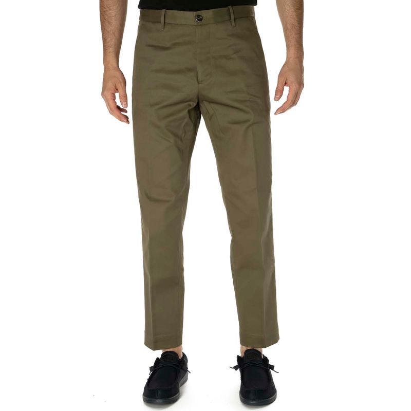 Nine In The Morning - Giove slim flat trousers on Arteni Shop