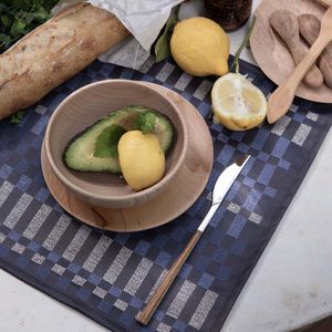 Origin Rythme blue stain-resistant placemat