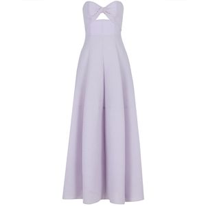 Long dress with sweetheart neckline