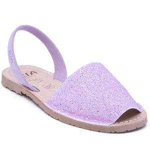 Pink Mauve Rhinestone Sandal