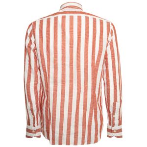 Two-tone vertical striped shirt