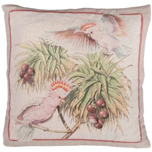 Cuscino Parrot 55x55 in lino