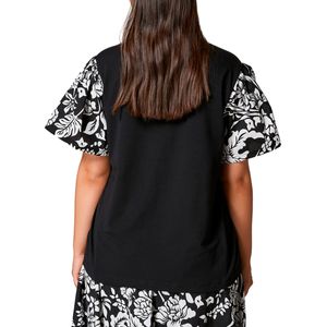 T-Shirt con maniche stampate Varco
