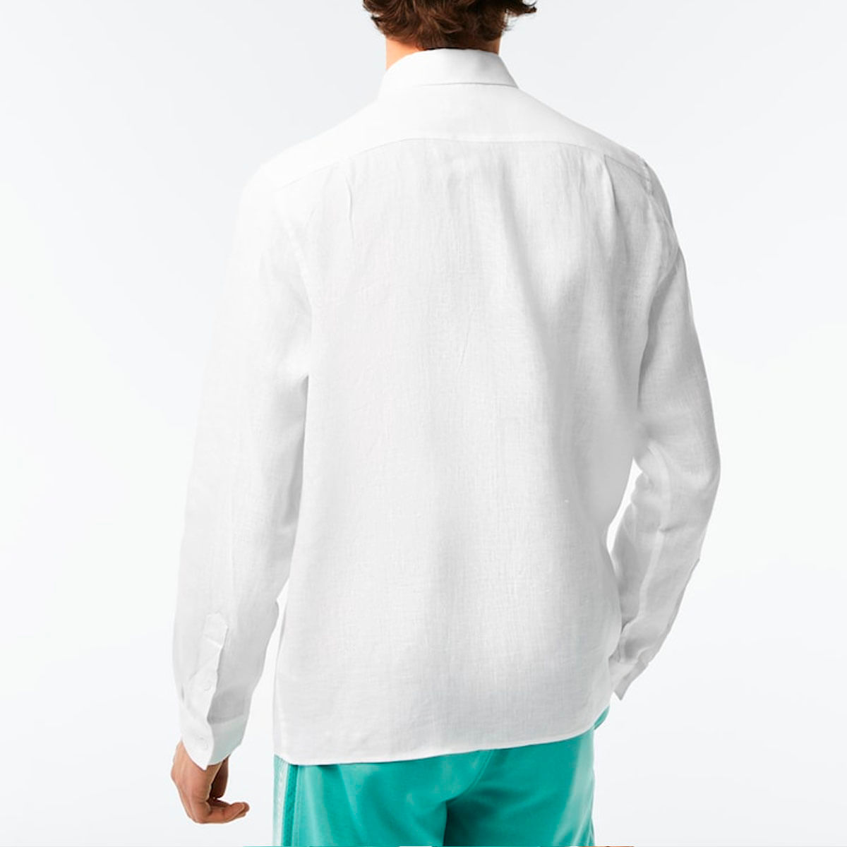 Camicia Lacoste relaxed in lino uomo