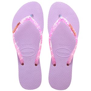 Ciabatta Slim Glitter Flourish viola