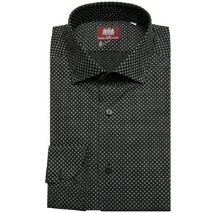 Shirt with geometric pattern