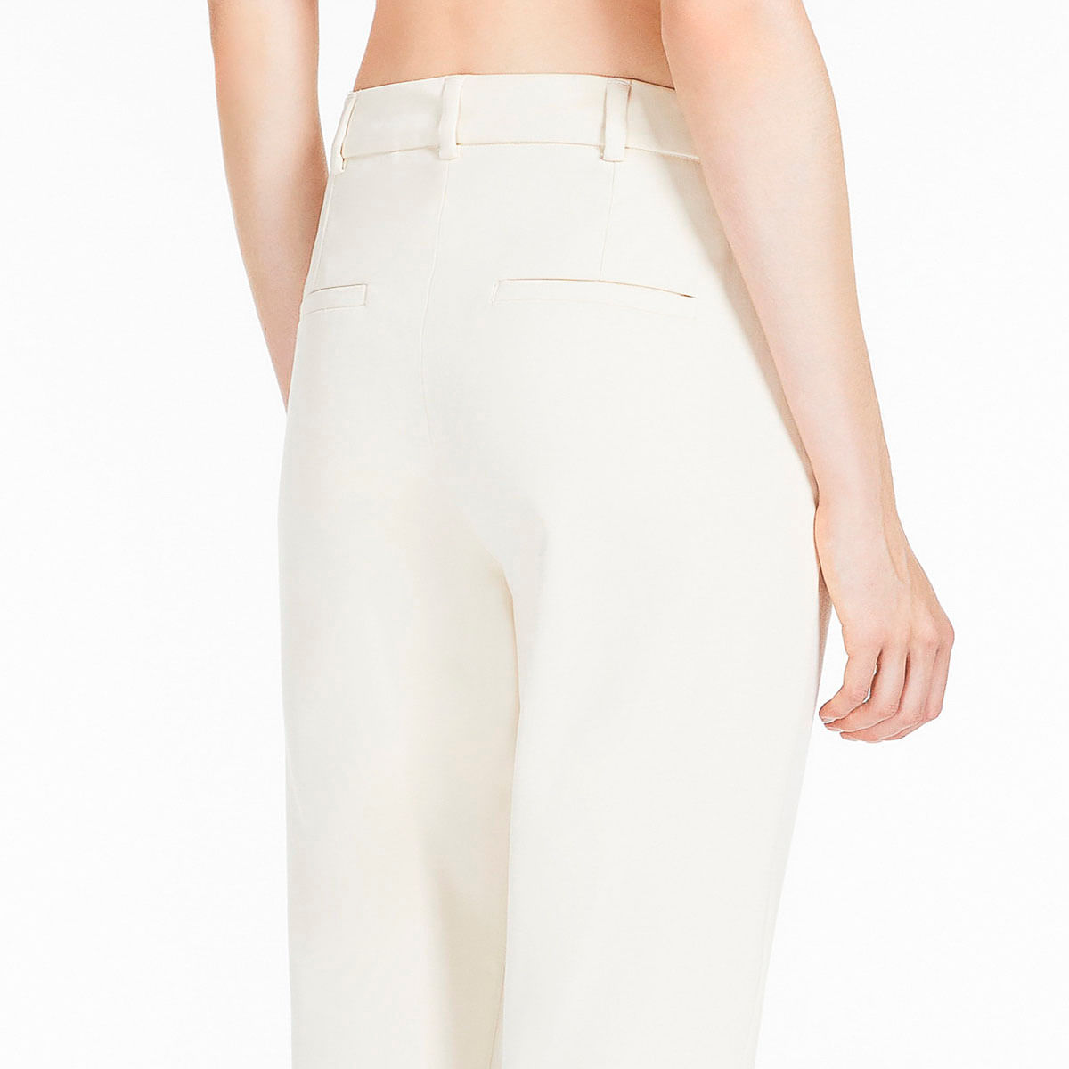 Pantalon En Laine Max Mara - Taille 38 - Couleur Marron - Coupe Droite - Neuf Sans étiquettes