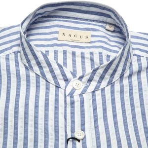 Tailor fit seersucker striped shirt