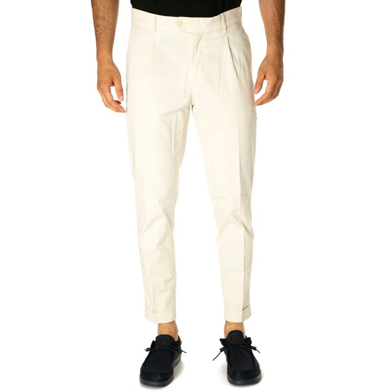 UOMO-O-ZERO-CONSTRUCION-PANTALONI-CLASSICI-1449572