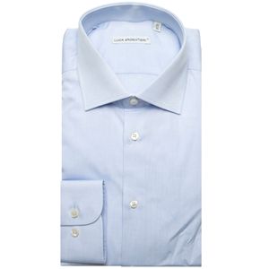 Camicia in cotone melange a maniche lunghe