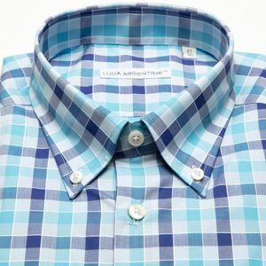 Colored checked shirt with pocket