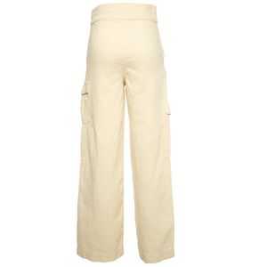 Jeans cargo in denim beige