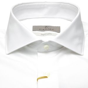 Camicia slim fit Impeccabile bianca