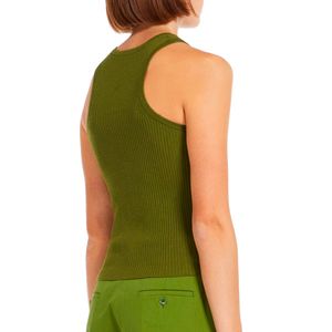 Top a coste in maglia stretch Olimpo