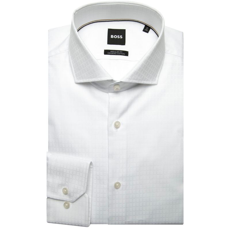 Hugo Boss Camicia a righe in popeline J51254