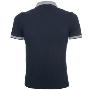 Polo con box logo in gomma