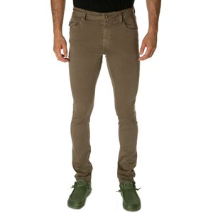 Pantalone Leonardo Zip Stretch verde