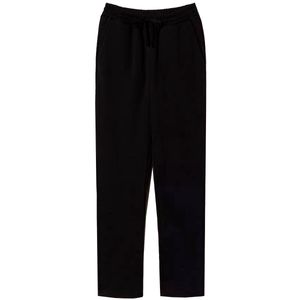 Jogger neri in felpa di cotone