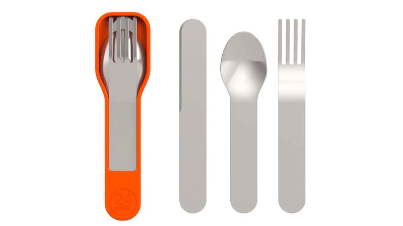 24Bottles - Set di posate Cutlery Set Orange su