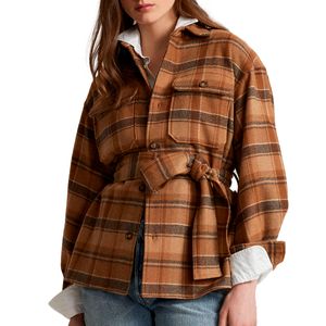 Cappottino in twill di misto lana