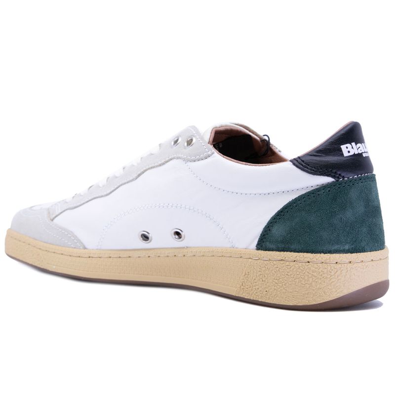 Sneaker bassa in pelle marrone