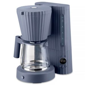 Gray Plissé filtered coffee machine