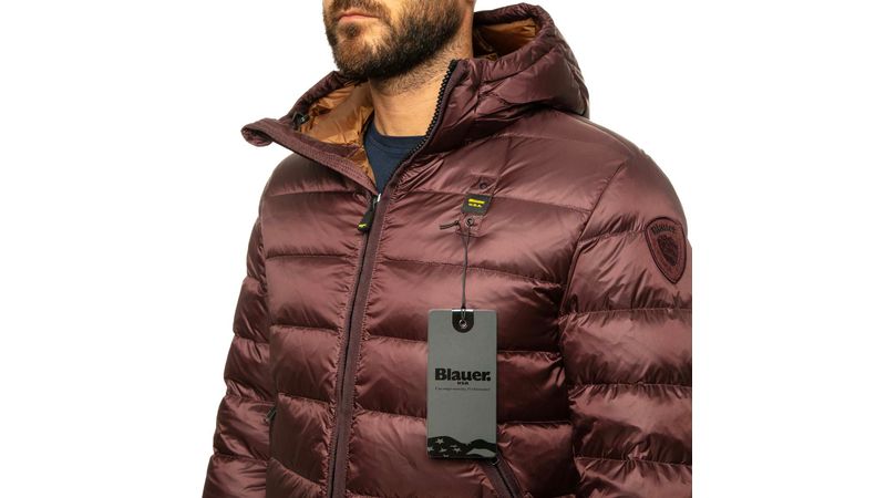 BLAUER USA - Giubbotto invernale imbottito con cappuccio su