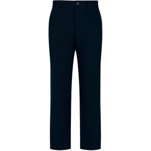 Blue trousers in stretch twill