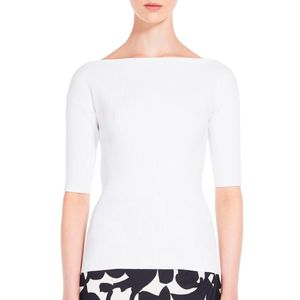 Maglia in filato di viscosa a coste Soraia