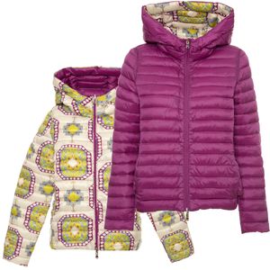 Pedina reversible hooded down jacket