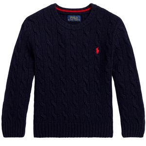 Children's cable knit wool sweater 2/6 years
