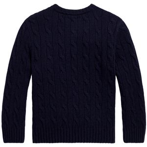 Children's cable knit wool sweater 2/6 years