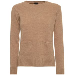 Maglione in lana merino e cashmere con tasche