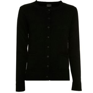 Cardigan in lana vergine e cashmere