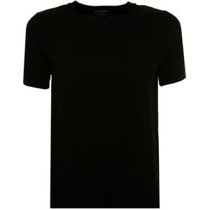 T-Shirt Giro in lana vergine e cashmere