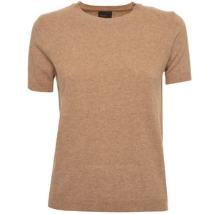 T-Shirt Giro in lana vergine e cashmere