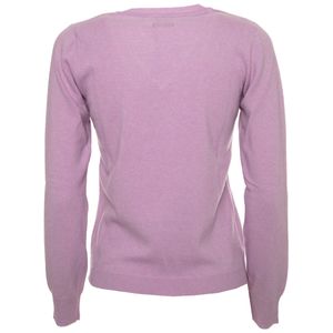 V-neck sweater in merino wool and cashmere
