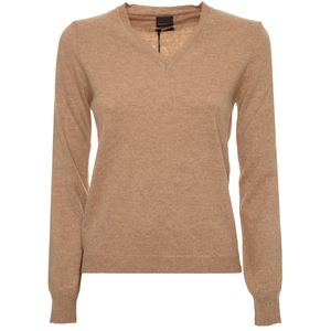 V-neck sweater in merino wool and cashmere
