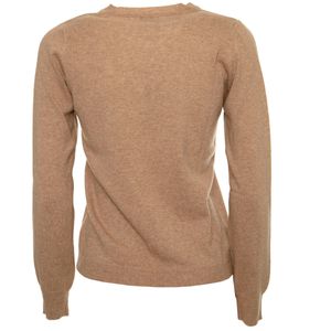 V-neck sweater in merino wool and cashmere