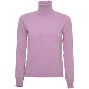 Dolcevita in filati di lana merino e cashmere
