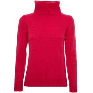Oversized turtleneck in merino wool and cashmere