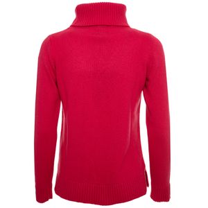 Oversized turtleneck in merino wool and cashmere