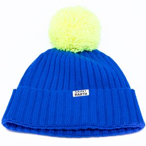Blue and yellow Apres Ski cap