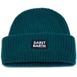 Green Berry beanie with logo